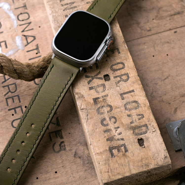 Veg-Tan Leather Apple Watch Strap
