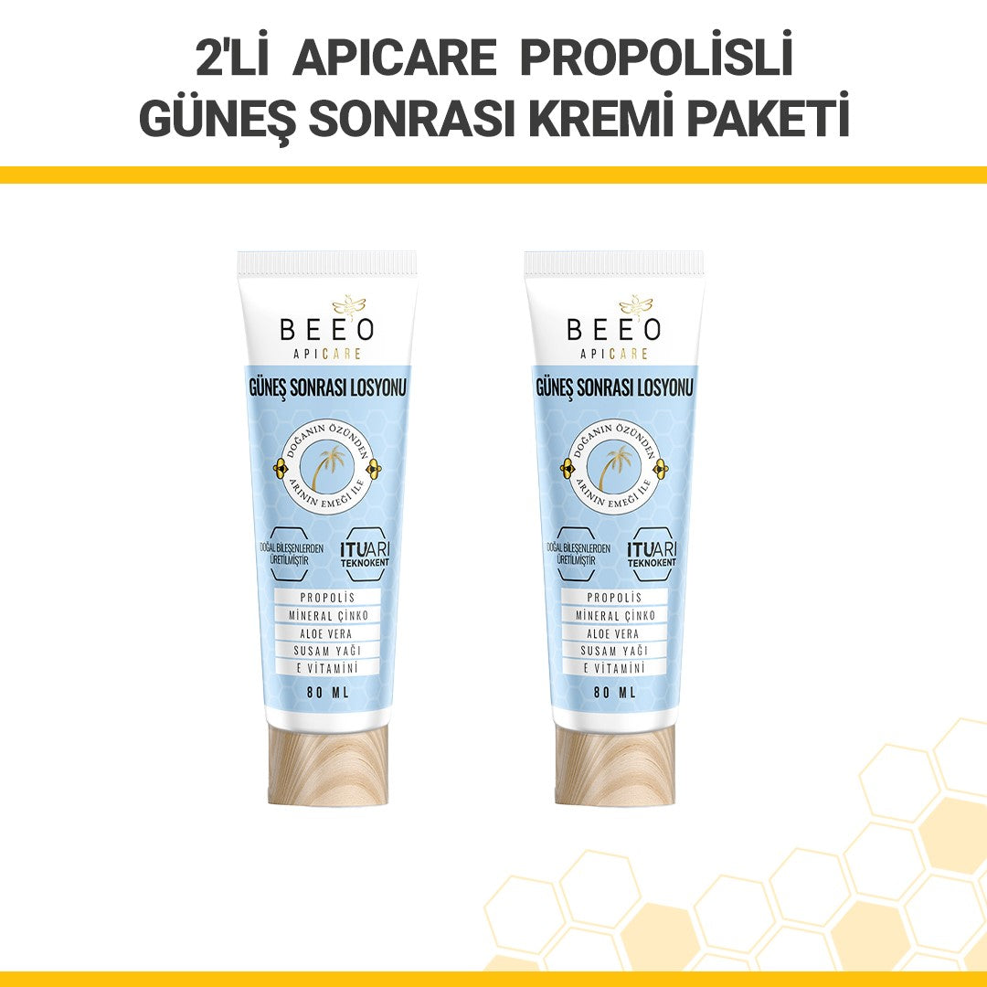 Beeo 2 Pack Apicare Propolis After Sun Cream