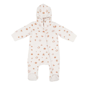 Hooded Overalls Silicone Teether Gift Set Cream - EFENDINA PAZAR - BABOO - 8691810008250