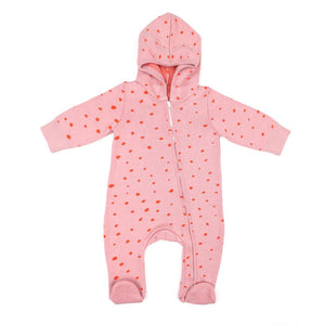 Hooded Overalls Silicone Teether Gift Set Pink - EFENDINA PAZAR - BABOO - 8691810008663