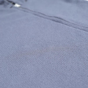 Hooded Patterned Organic Cotton Baby Knitted Jumpsuit Blue - EFENDINA PAZAR - BABOO - 8682291000130