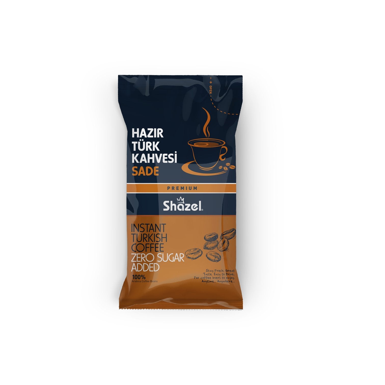 Shazel Instant Turkish Coffee Plain 7G Single Drink