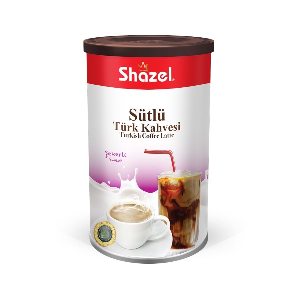 Shazel Hazır Sütlü Şekerli Türk Kahvesi 500 Gr
