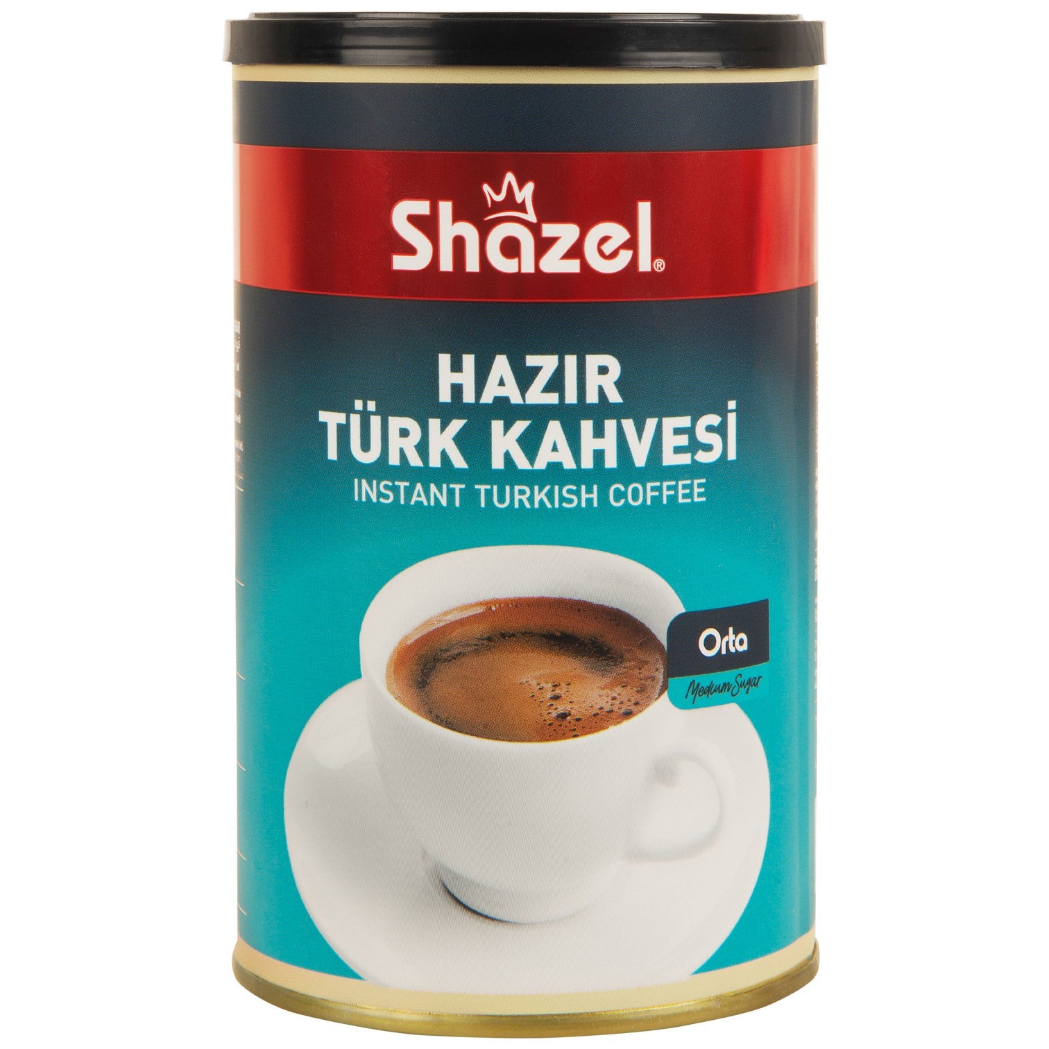 Shazel INSTANT TURKISH COFFEE MEDIUM 250g TIN