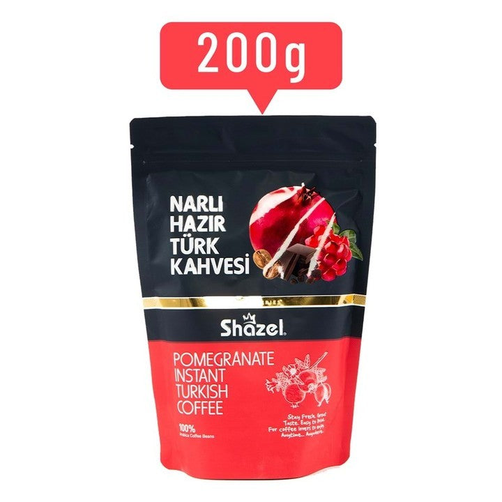 Shazel Instant Turkish Coffee with Pomegranate 200G