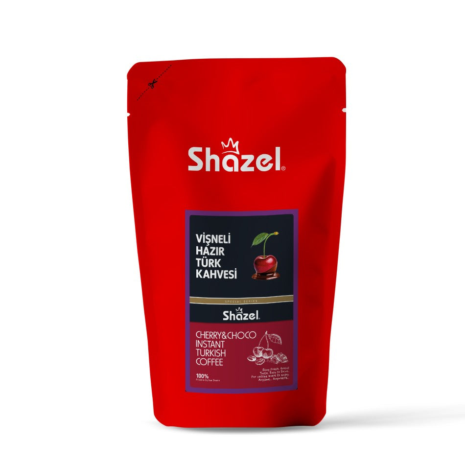 Shazel INSTANT TURKISH COFFEE WITH CHERRY 1000g DOYPACK 