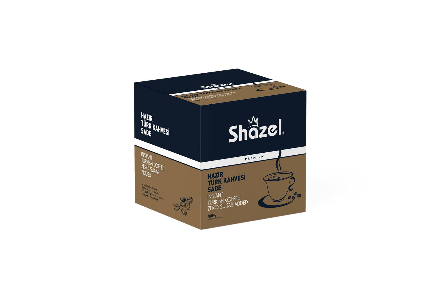 Shazel Instant Turkish Coffee Plain 7g 12 pieces 12 boxes