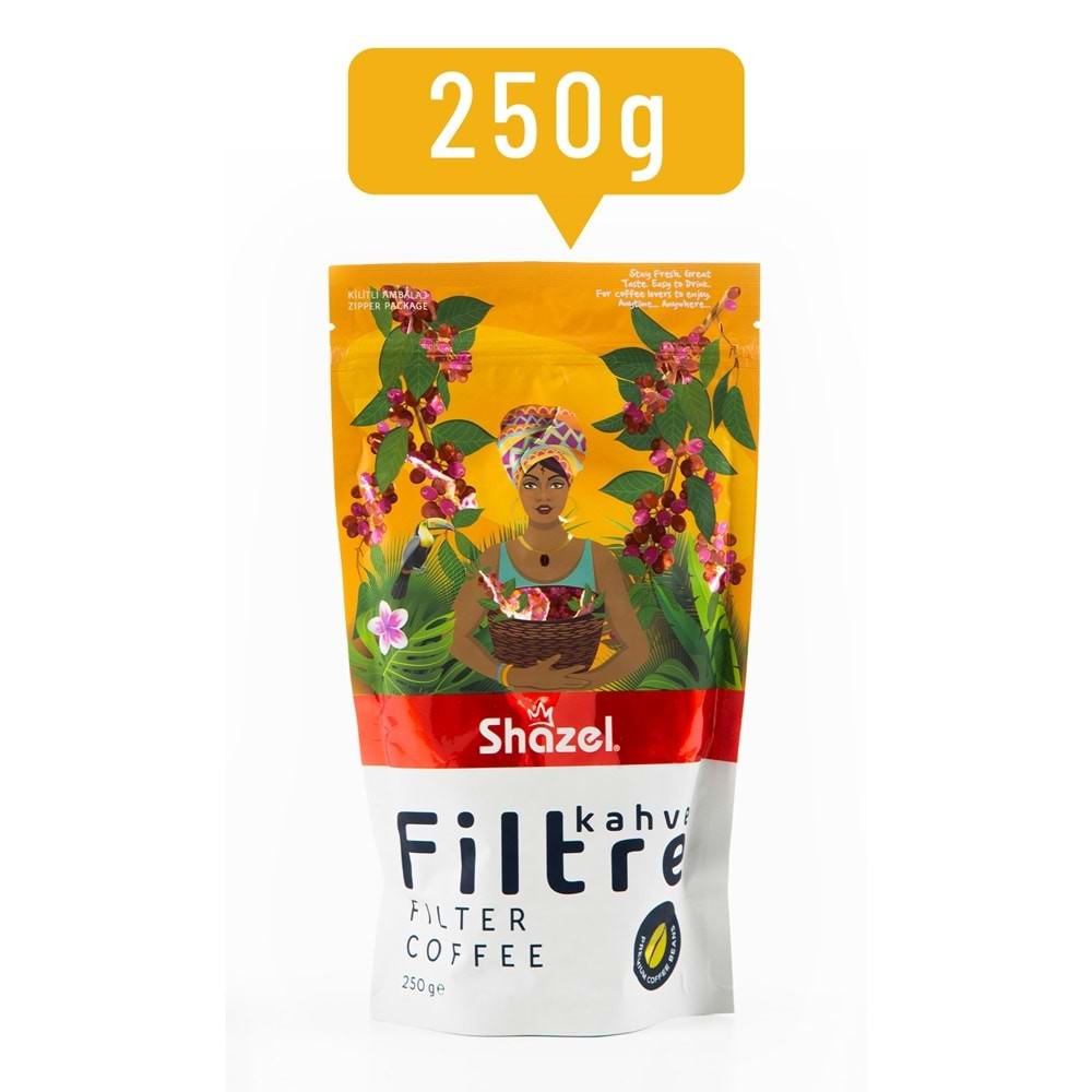Shazel Özel Harman (Öğütülmüş) Filtre Kahve 250Gr