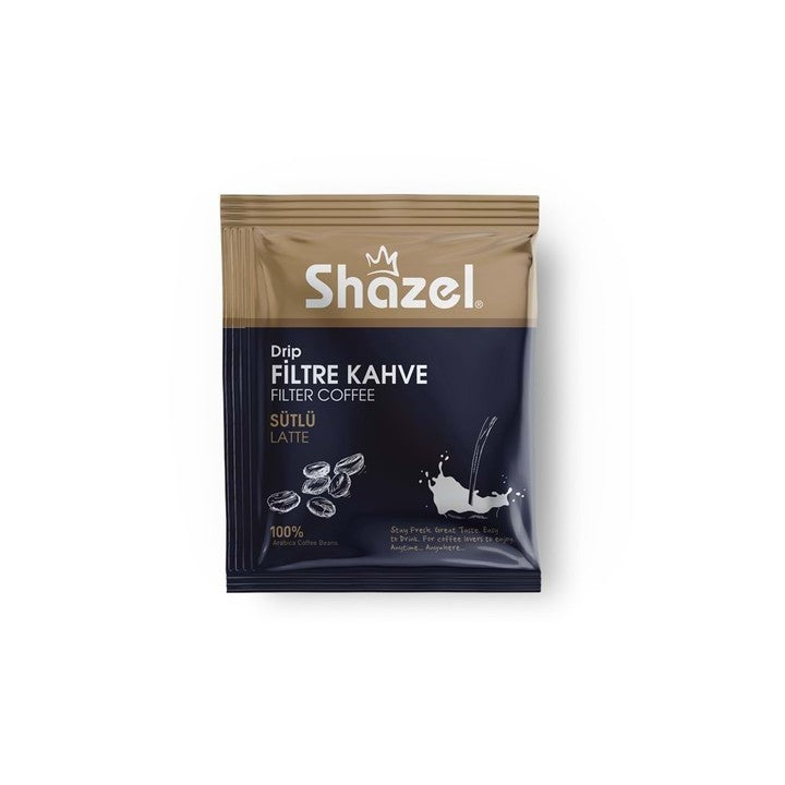 Shazel Drip Filter Coffee Single Use Latte 15 GR