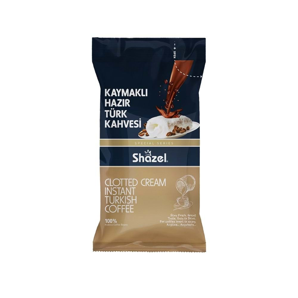 Shazel Creamy Instant Turkish Coffee 12G Single Drink