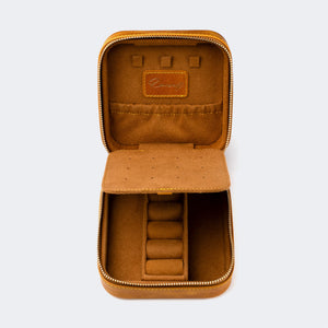 Leather Travel Jewelry Case