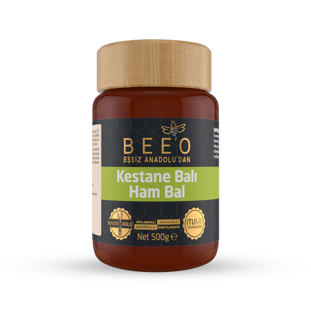 Beeo Chestnut Flower Honey Raw Honey 500 g