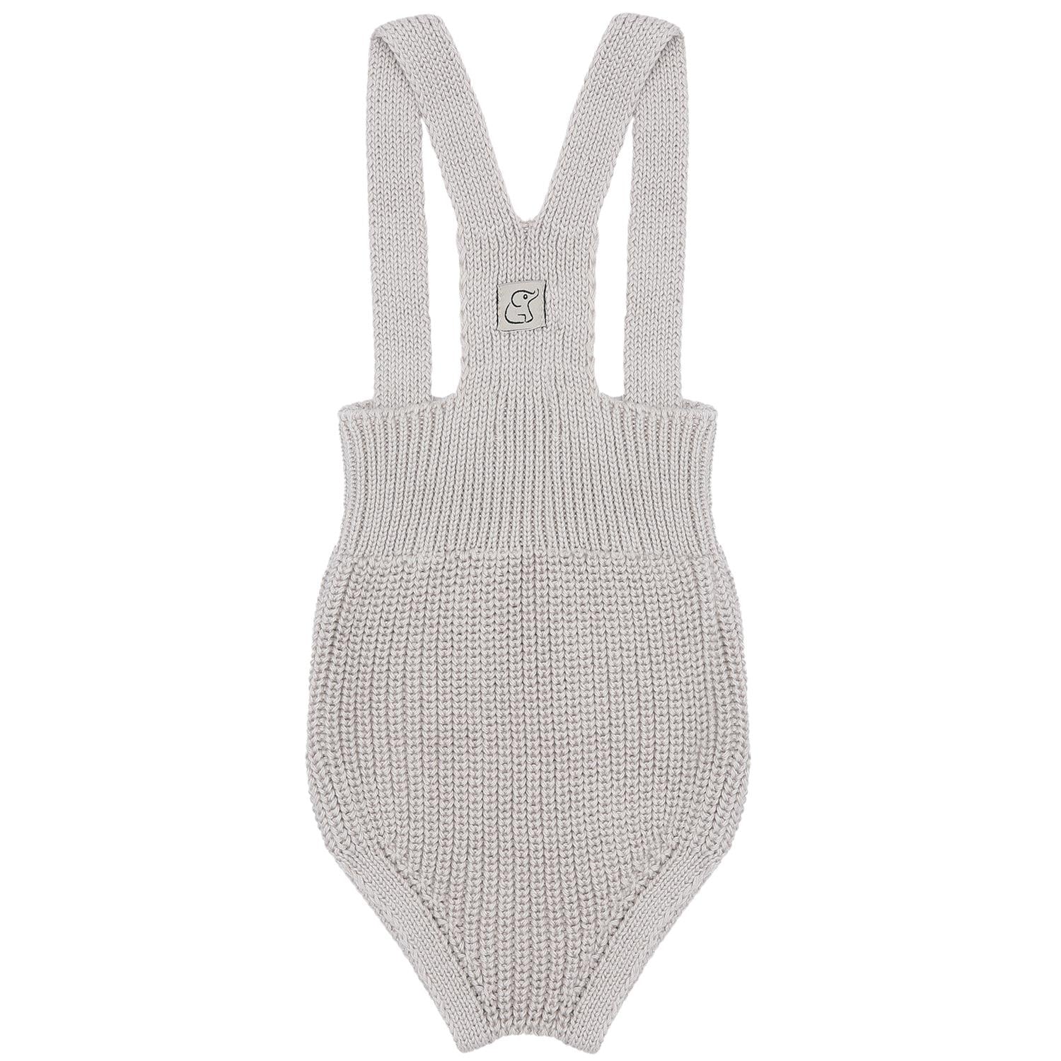 Short Thick Knitted Cotton Baby Jumpsuit 