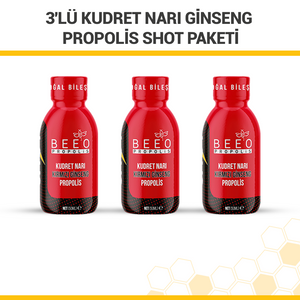 Beeo 3 Pack Bitter Melon Ginseng Propolis Shot Pack