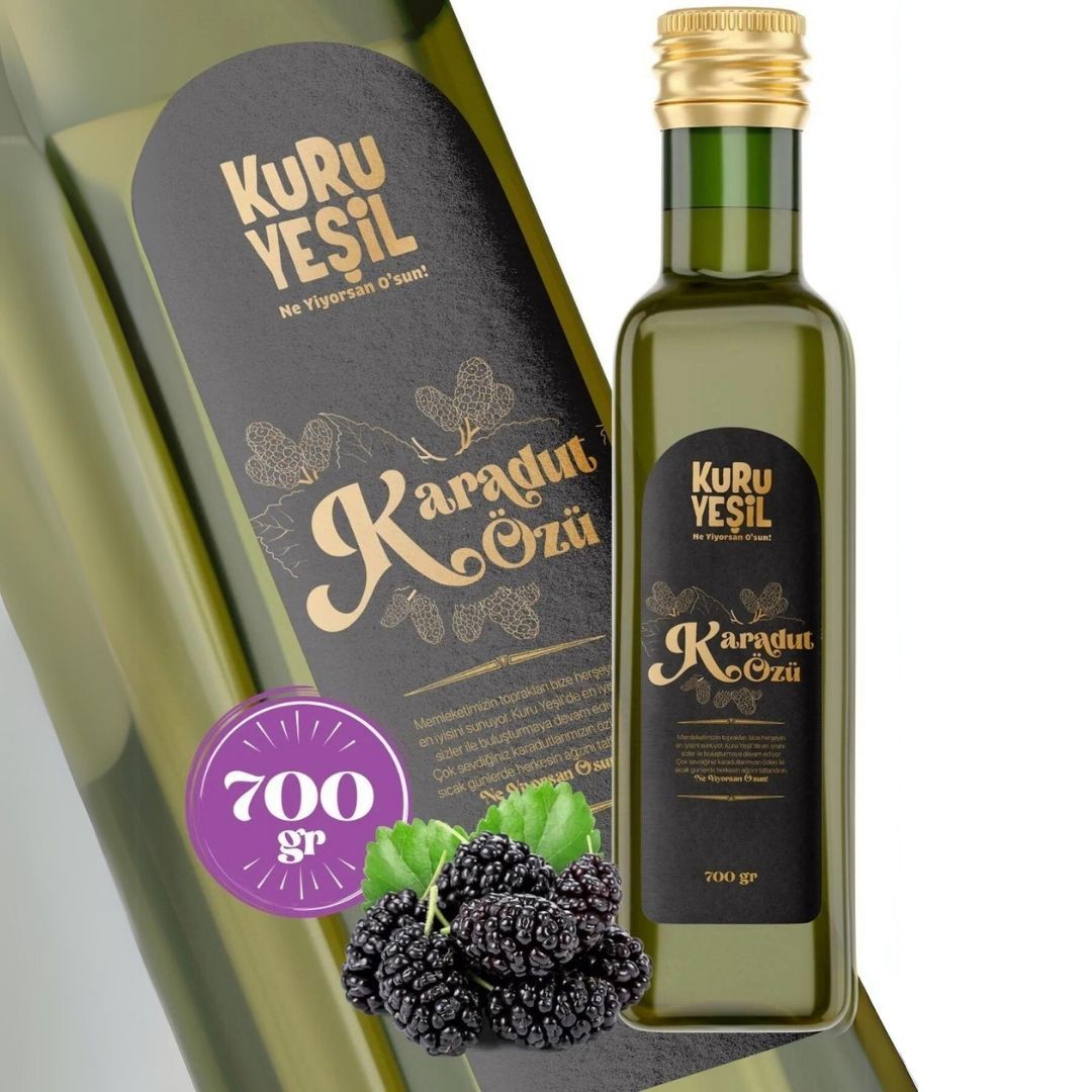 Kuru Yeşil Black Mulberry Extract 100% Natural 700 g - EFENDINA PAZAR - Kuru Yeşil - 8683649320597