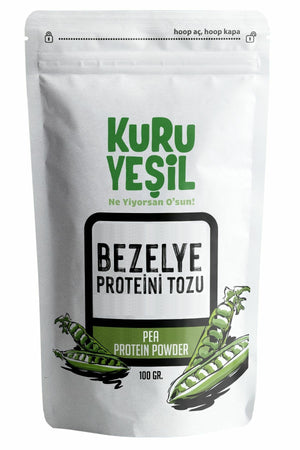 Kuru Yeşil Pea Protein Powder 100 g - EFENDINA PAZAR - Kuru Yeşil - 8681999041896