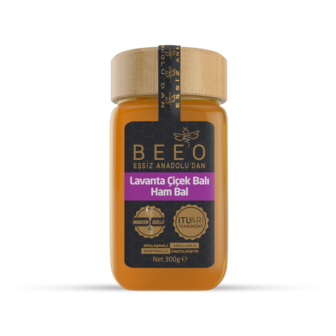 Beeo Lavender Flower Honey Raw Honey 300 g