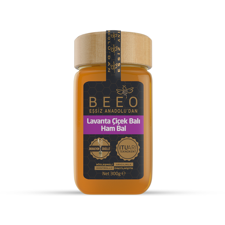 Beeo Lavender Flower Honey Raw Honey 300 g