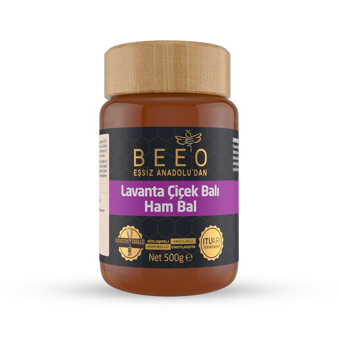 Beeo Lavender Flower Honey Raw Honey 500 g