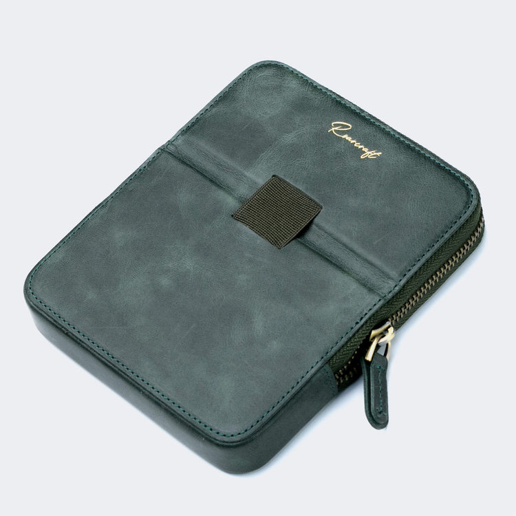Leather 6 - Slot Zippered Pen Case - EFENDINA PAZAR - Roarcraft - 8356368646474