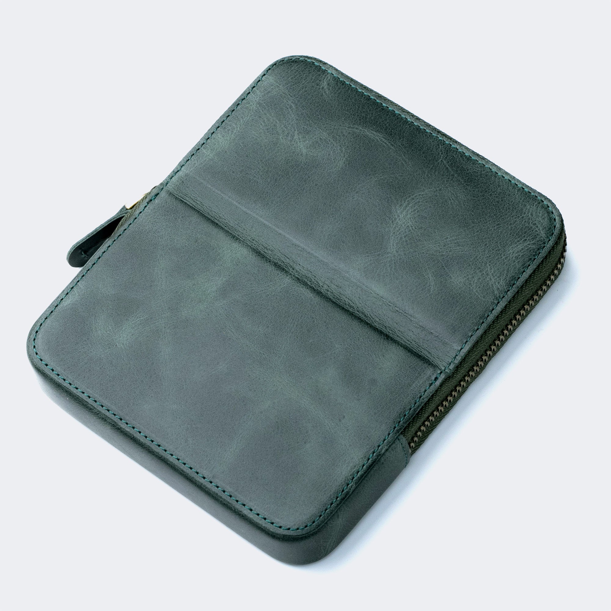 Leather 6 - Slot Zippered Pen Case - EFENDINA PAZAR - Roarcraft - 8356368646474