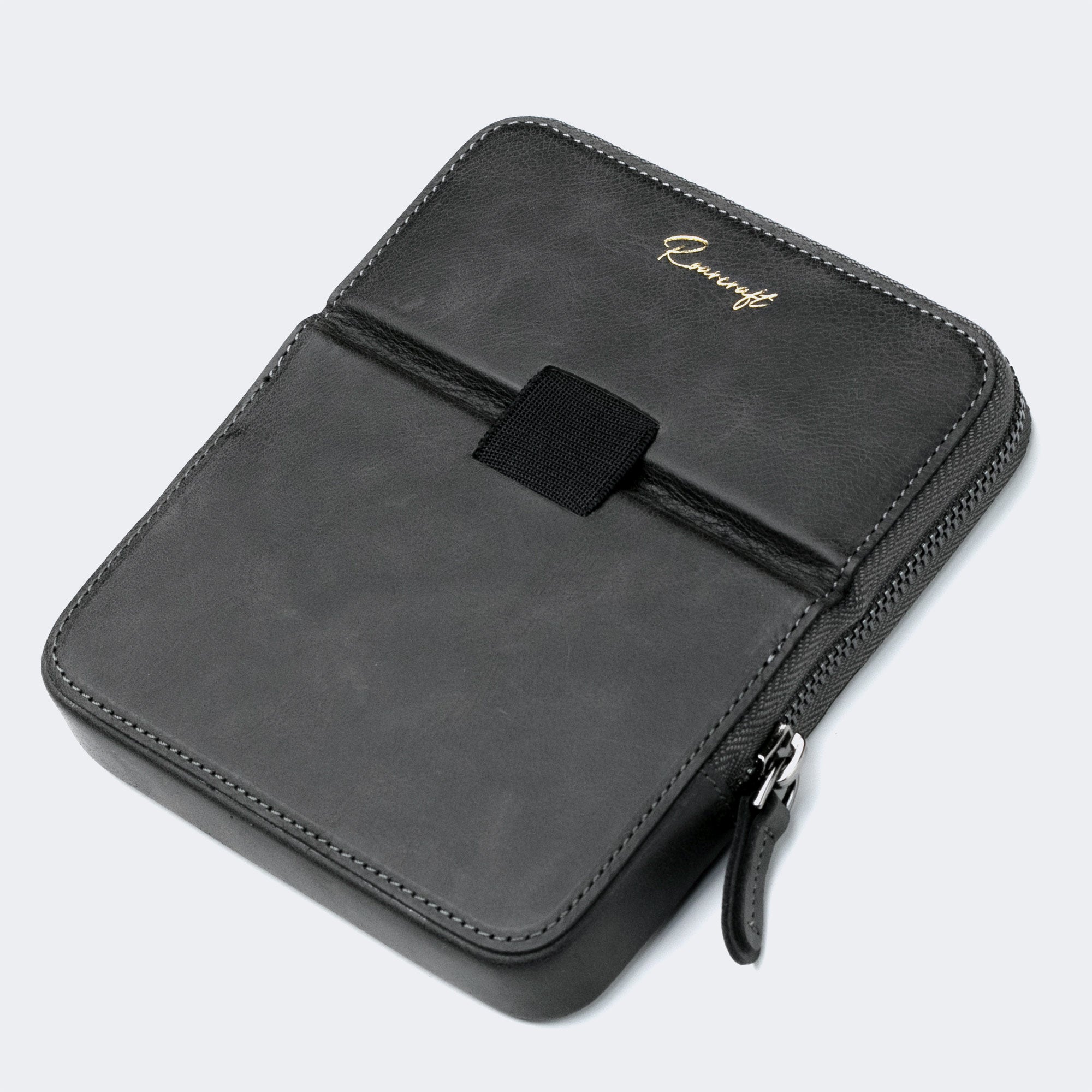 Leather 6 - Slot Zippered Pen Case - EFENDINA PAZAR - Roarcraft - 8356368646474