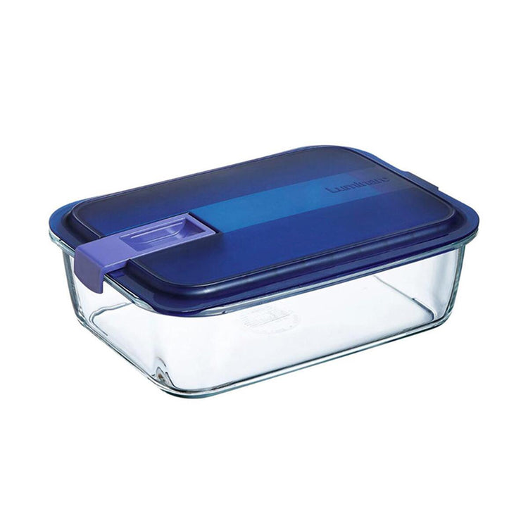Luminarc Temp Easy Box Rectangular+Blue - EFENDINA PAZAR - LUMINARC - 9990010954534
