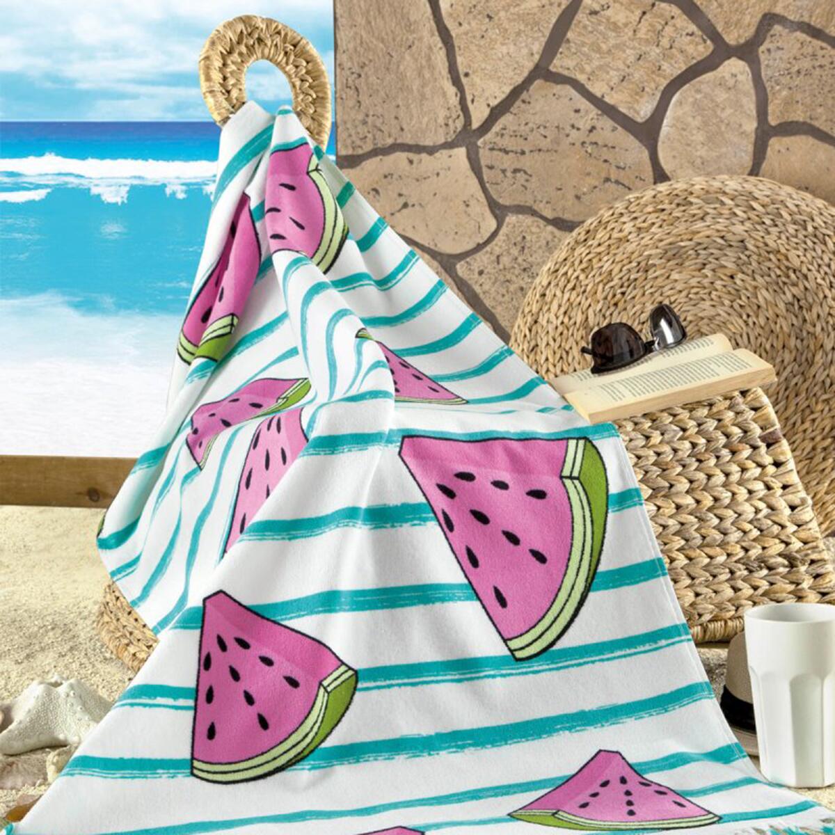 Fruity Velvet Beach Towel
