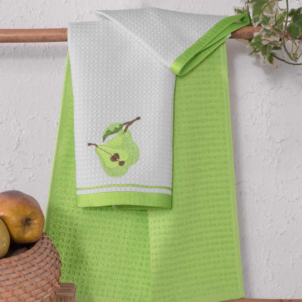 Maxstyle Cotton Pear Patterned 2 Piece Kitchen Towel 40x60 cm