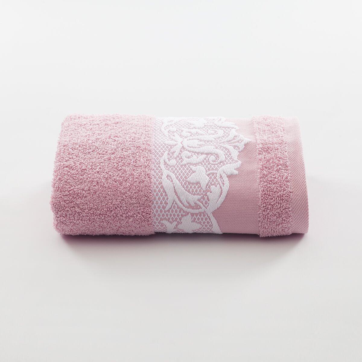 Maxstyle Cotton Elissa Towel 50x90 Cm Dusty Rose