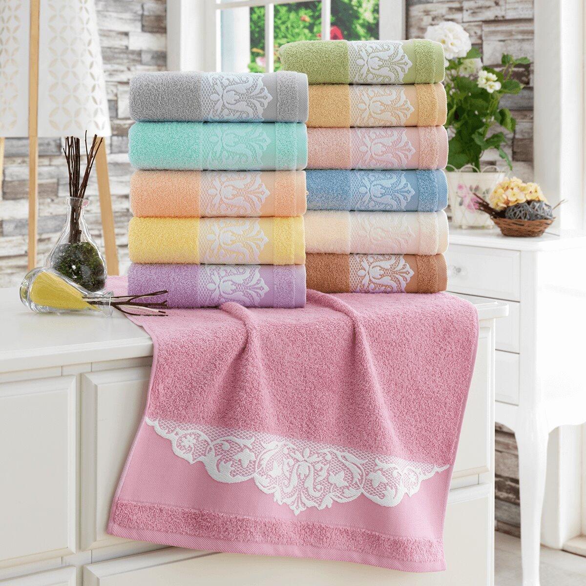 Cotton Elissa Towel Lilac