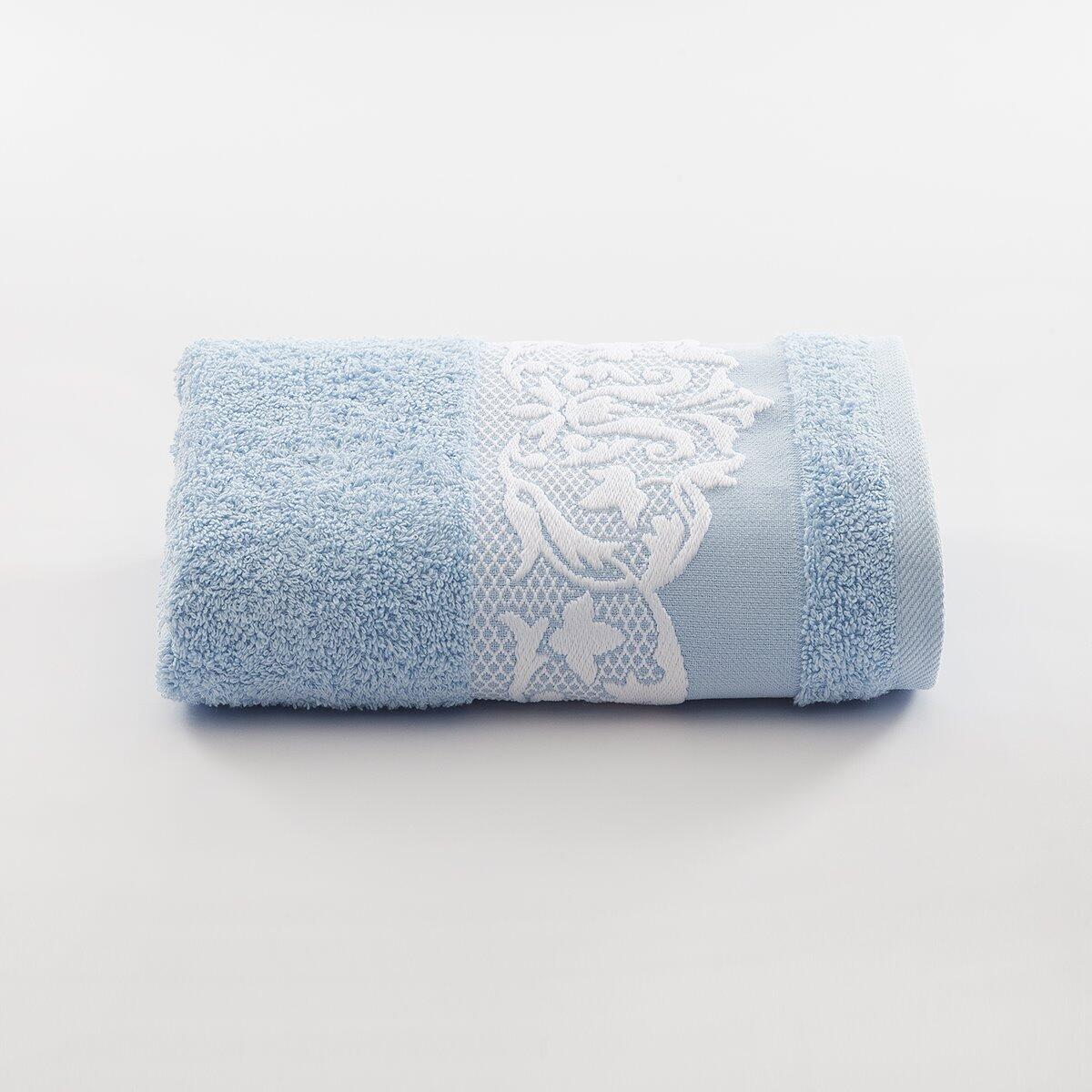 Cotton Elissa Towel Blue