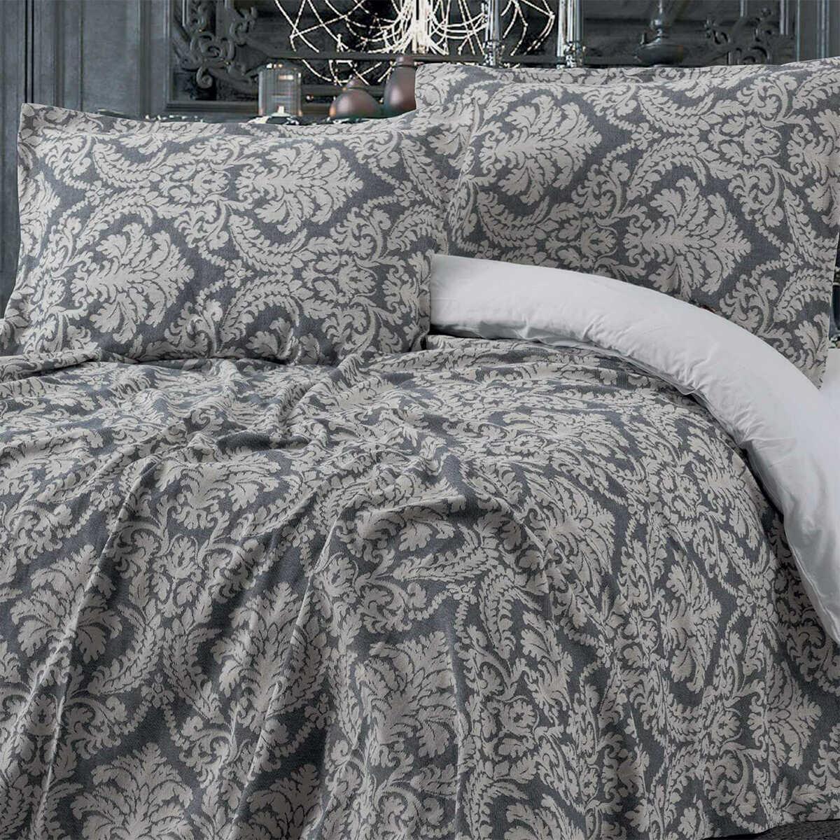 Maxstyle Vintage Gray Bedspread