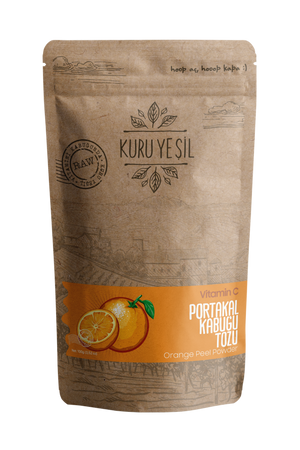 Kuru Yeşil Dry Green Orange Peel Powder 100 g