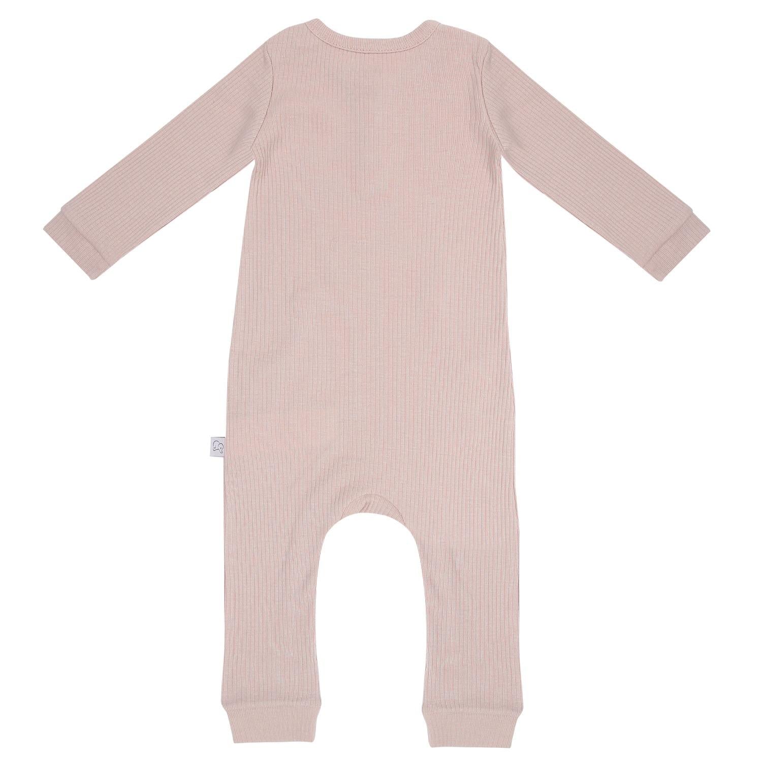 Modal Fabric Baby and Children Overalls Pink - EFENDINA PAZAR - BABOO - 8682291511964