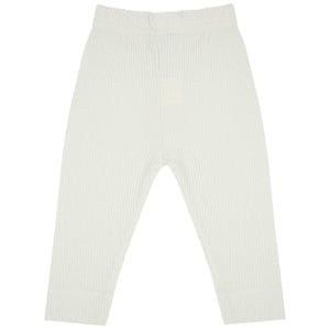 Modal Fabric Baby and Children Trousers Leggings Cream - EFENDINA PAZAR - BABOO - 