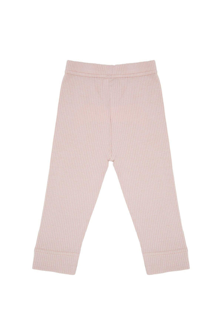 Modal Fabric Baby and Children Trousers Leggings Pink - EFENDINA PAZAR - BABOO - 8682291511773