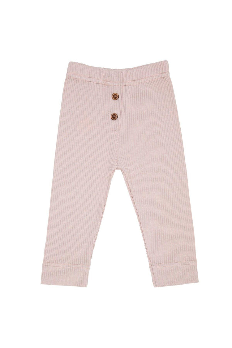 Modal Fabric Baby and Children Trousers Leggings Pink - EFENDINA PAZAR - BABOO - 8682291511773