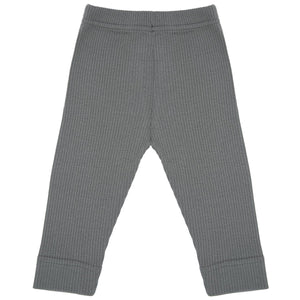 Modal Fabric Baby and Kids Trousers Leggings Gray - EFENDINA PAZAR - BABOO - 