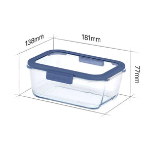 Neoflam Fika Glace Glass Storage Container Blue 800 ml - EFENDINA PAZAR - NEOFLAM - 8809358916108