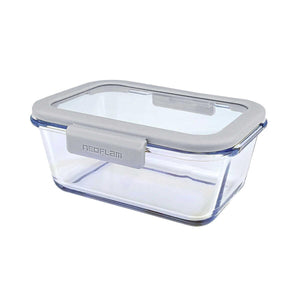 Neoflam Fika Glace Gray Rectangular Storage Container 1200 ml - EFENDINA PAZAR - NEOFLAM - 8809358916078