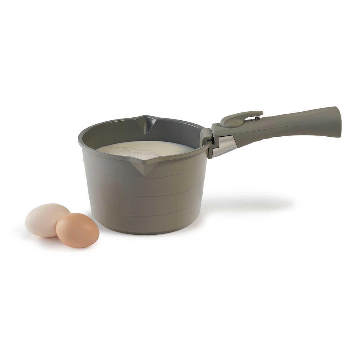 Pot and Pan Set with Detachable Handle