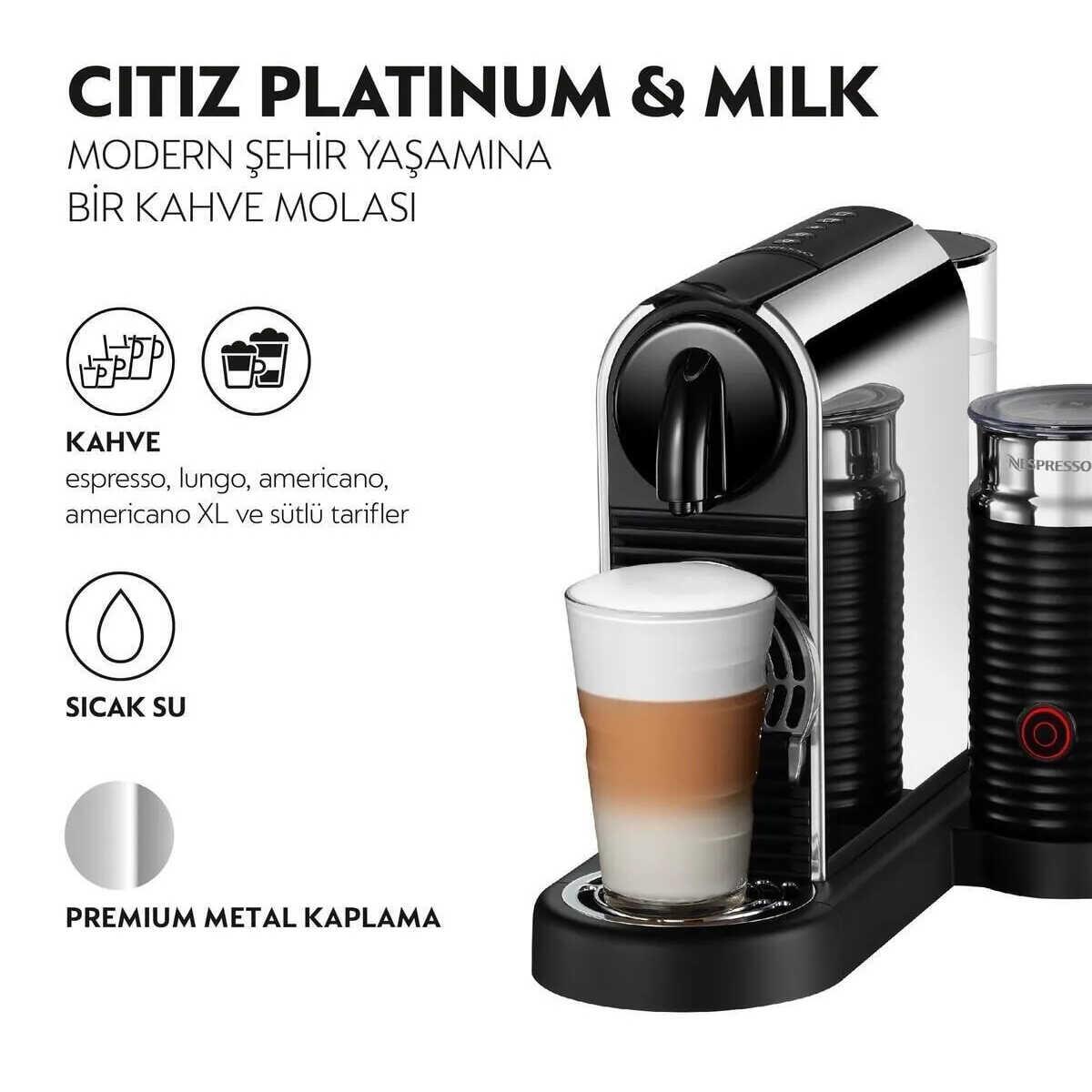 Nespresso Citiz Platinum Bundle Coffee Machine D145 2
