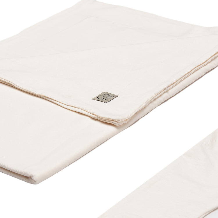 Newborn Organic Cotton Hospital Release Set of 5 Cream - EFENDINA PAZAR - BABOO - 8691810001848