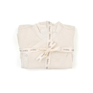 Newborn Waffle Organic Cotton Set of 4 Hospital Release Cream - EFENDINA PAZAR - BABOO - 8682291000772