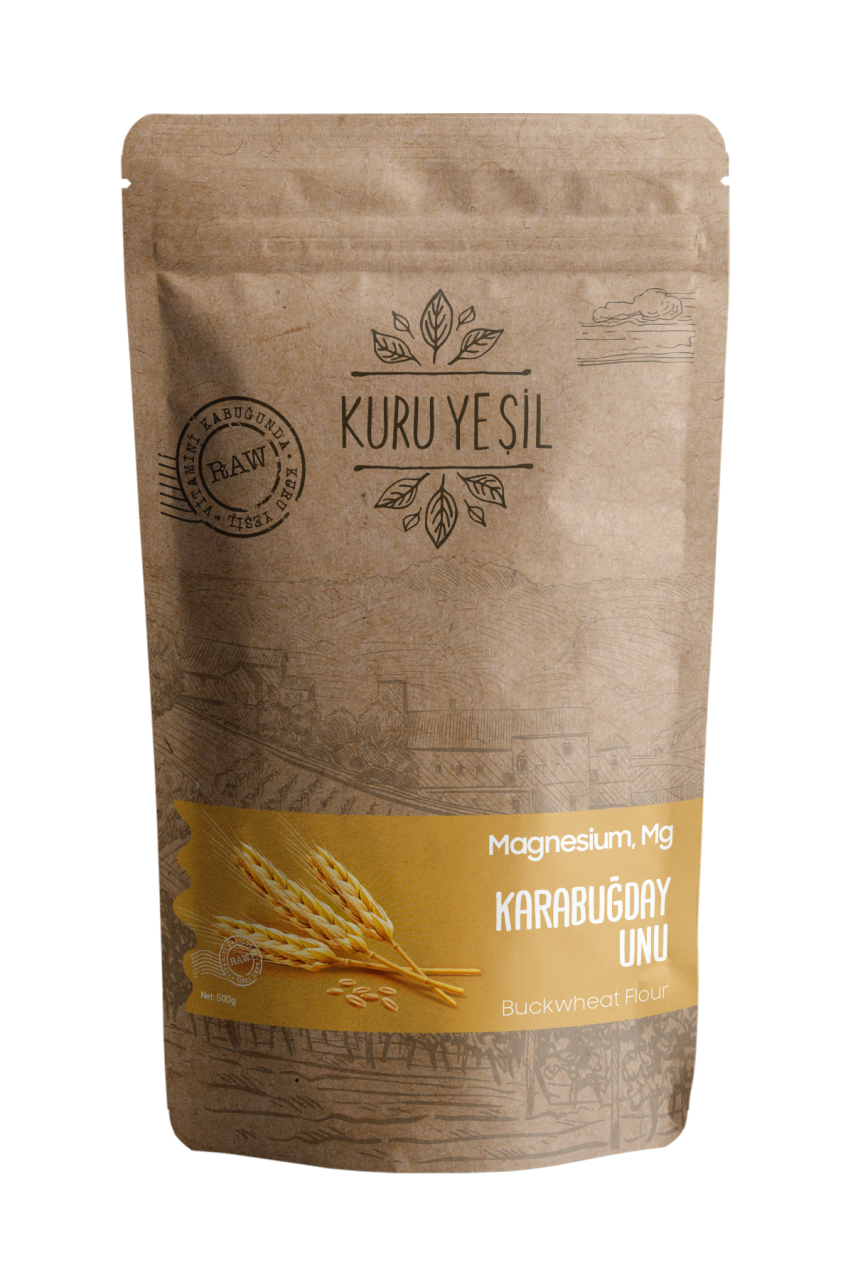 Kuru Yeşil Dry Green Local Raw Buckwheat Flour 500 g