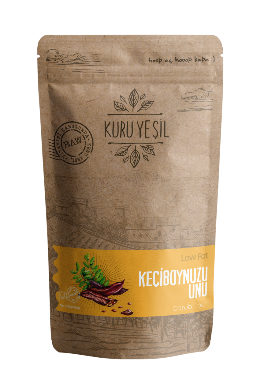 Kuru Yeşil Dry Green Organic Carob Flour 250 g