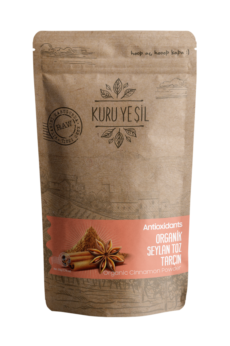 Kuru Yeşil Organic Ceylon Cinnamon Powder 50 g