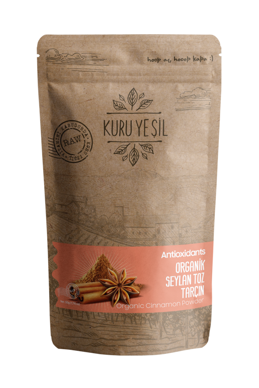 Kuru Yeşil Organic Ceylon Cinnamon Powder 50 g