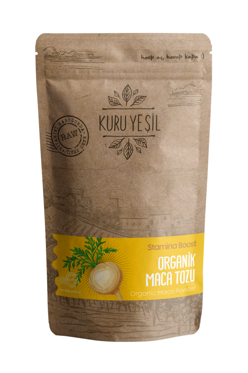 Kuru Yeşil Dry Green Organic Maca Powder 100 g